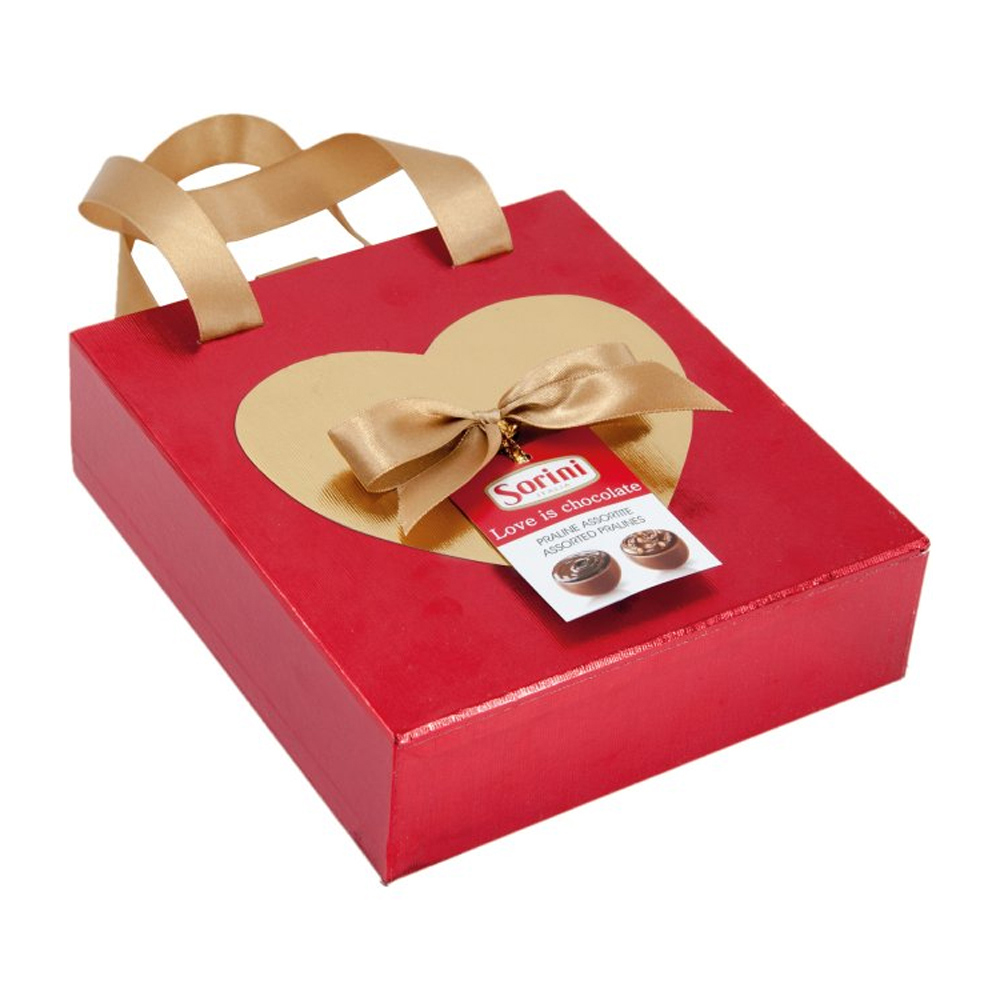 Sorini Assorted Heart Gift Box of Pralines 120g